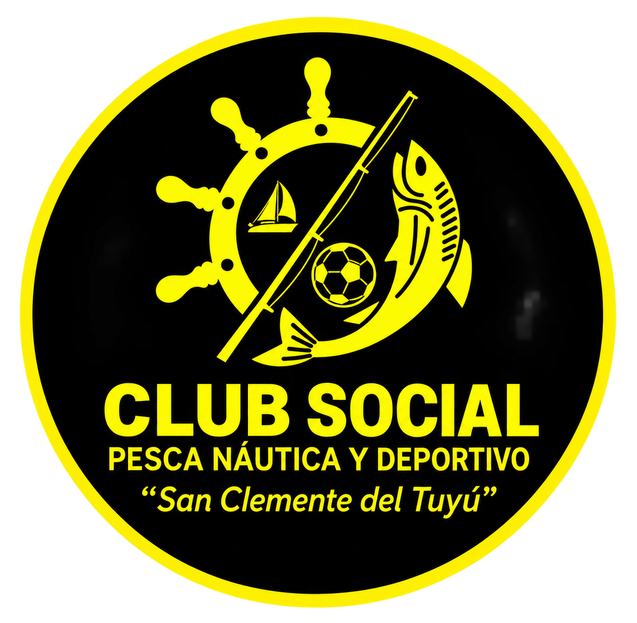 Escudo de Club Social de Pesca, Náutica y Fomento de San Clemente del Tuyú
